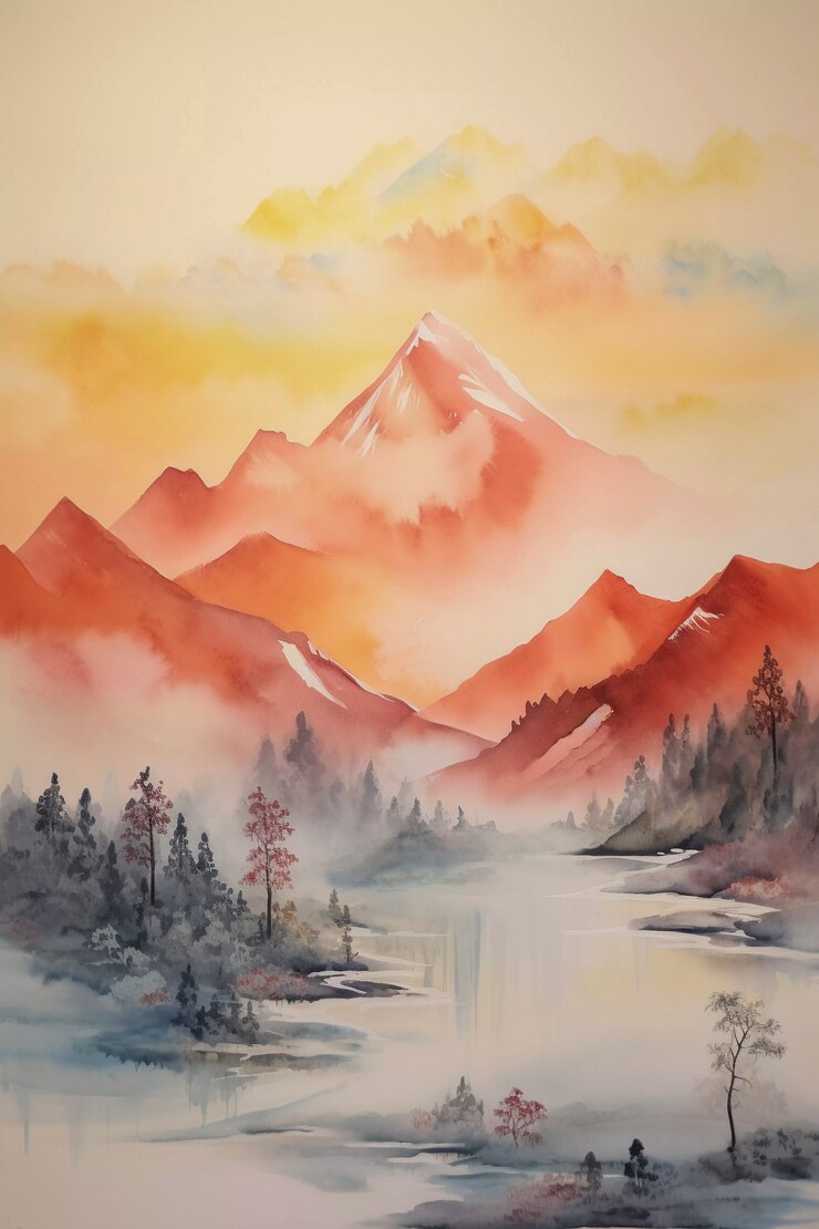 Mountains in the Clouds